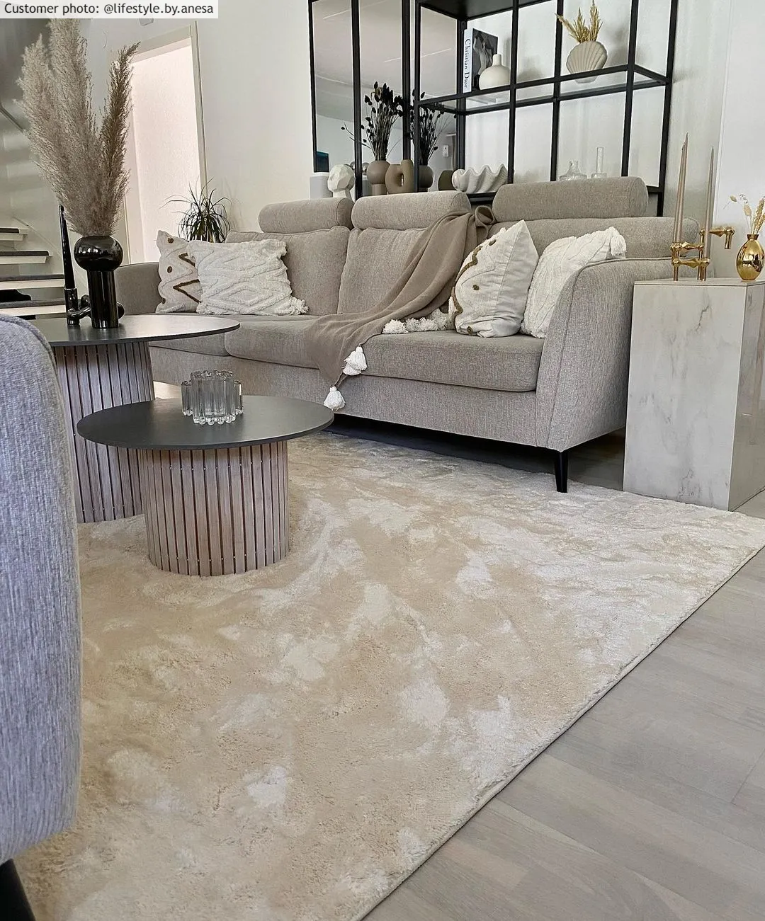 Hochflorteppiche - Aranga Super Soft Fur (beige)