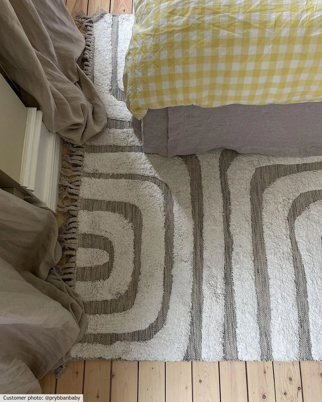 Baumwollteppich - Inez (beige)